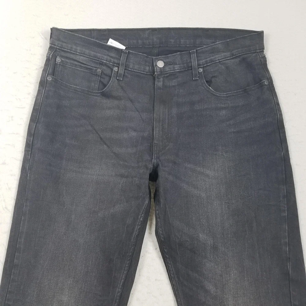 Levis 559 Relaxed Straight Jeans Mens 38x34 Charcoal Wash Stretch Denim Pants
